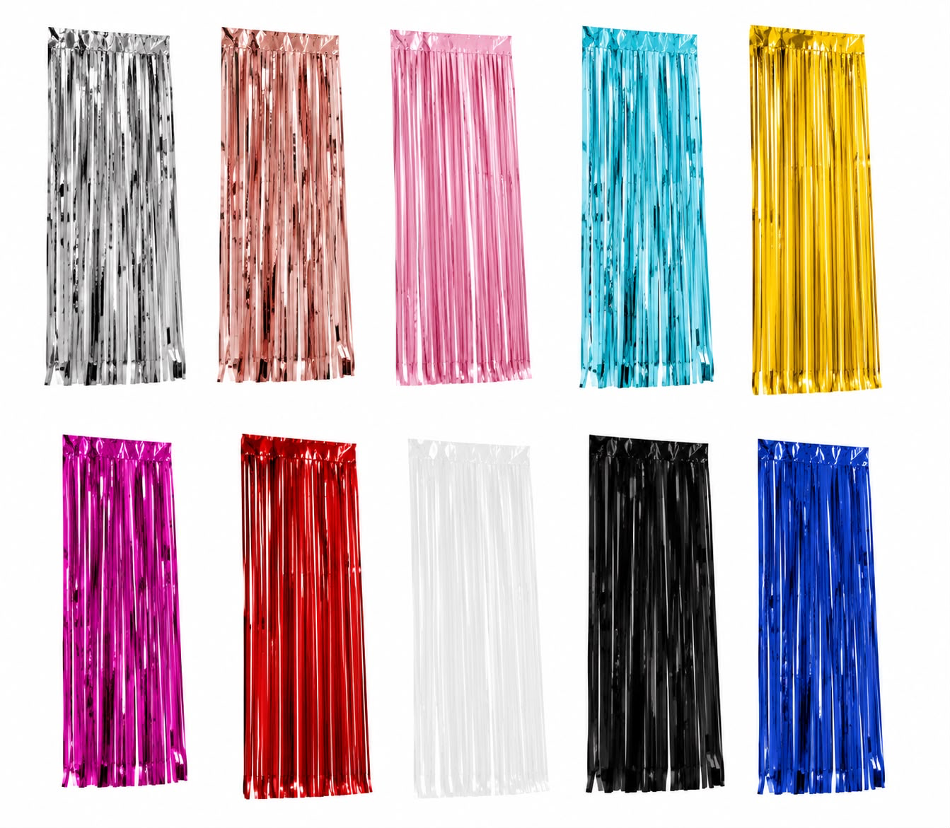 Metallic Foil Curtain