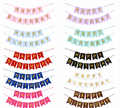 Multicolor Happy Birthday garland