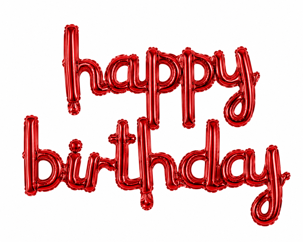 Birthday Letter Foil Balloon
