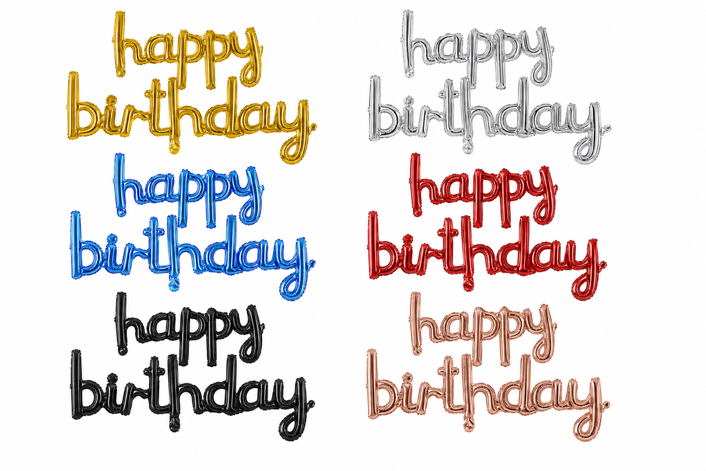 Birthday Letter Foil Balloon