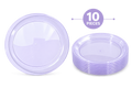 Purple Plastic Plates – Pack of 10 (