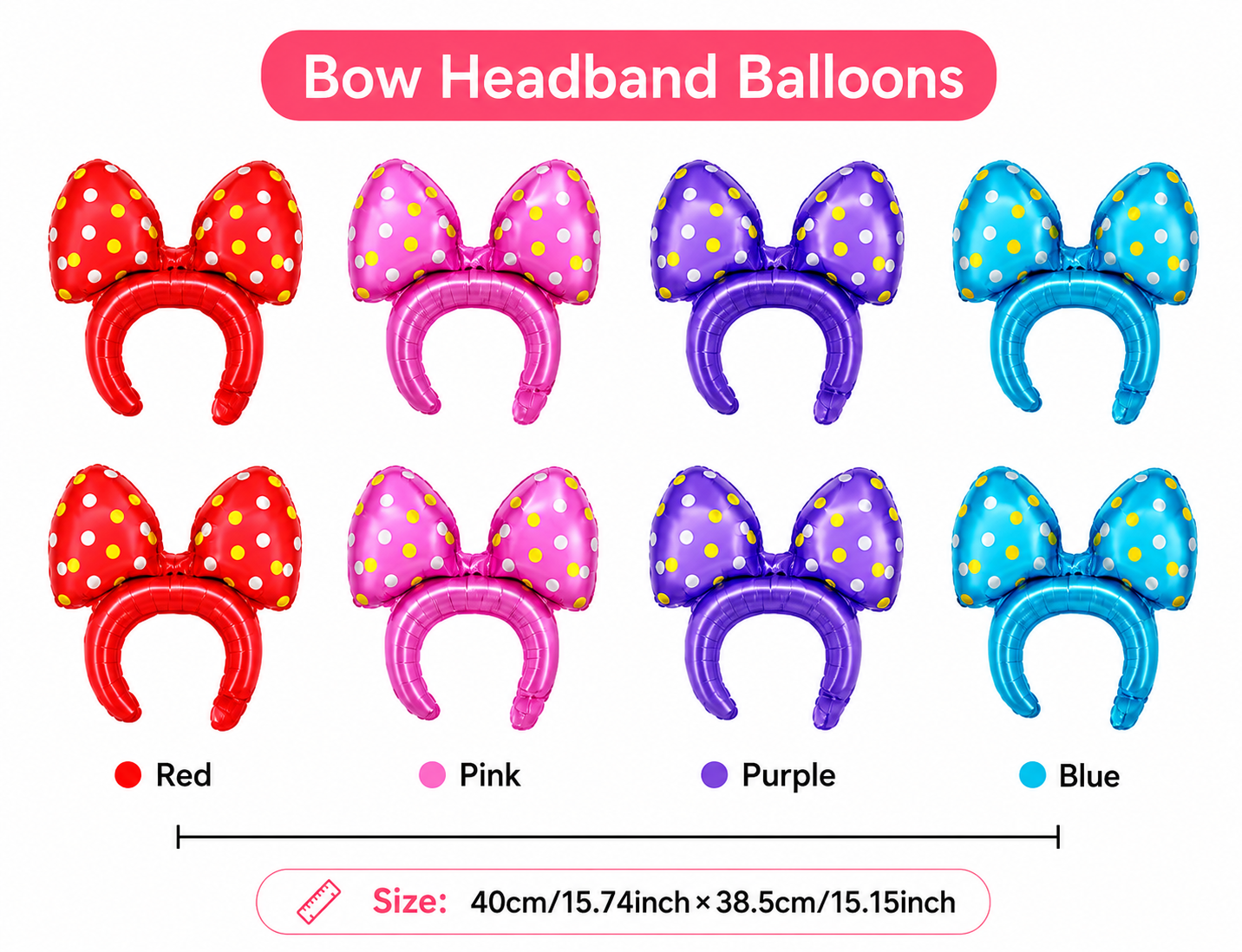 Bow Headband Balloons