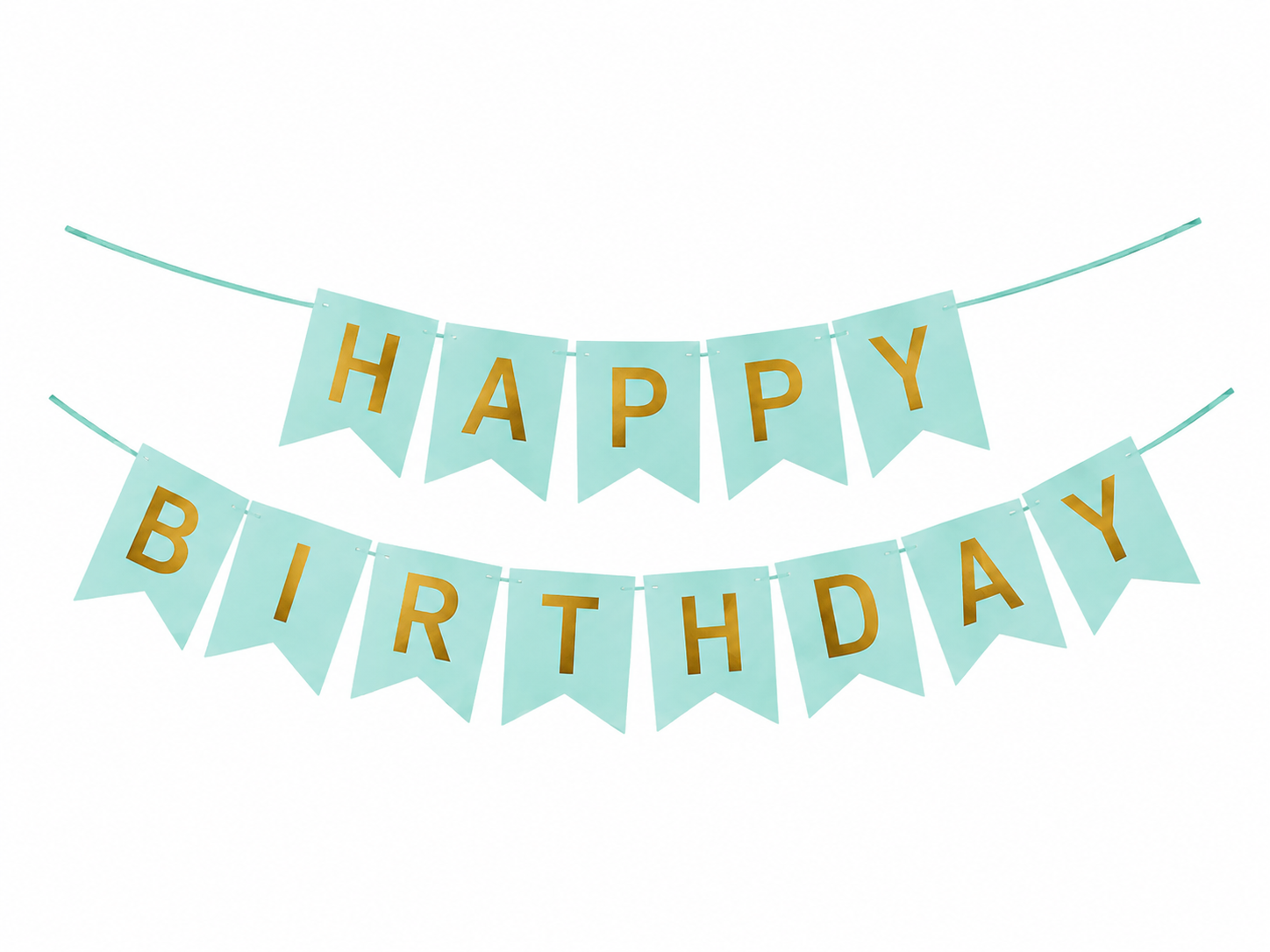 Multicolor Happy Birthday garland
