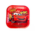 Cars 95 Red Paper Plates – 10 Pieces | Round Party Plates
