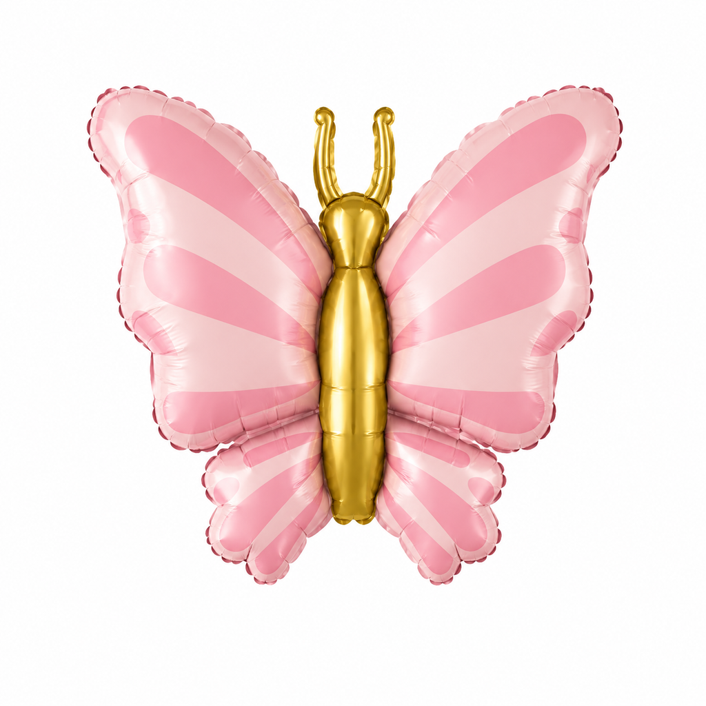 Striped Butterfly Foil Balloon