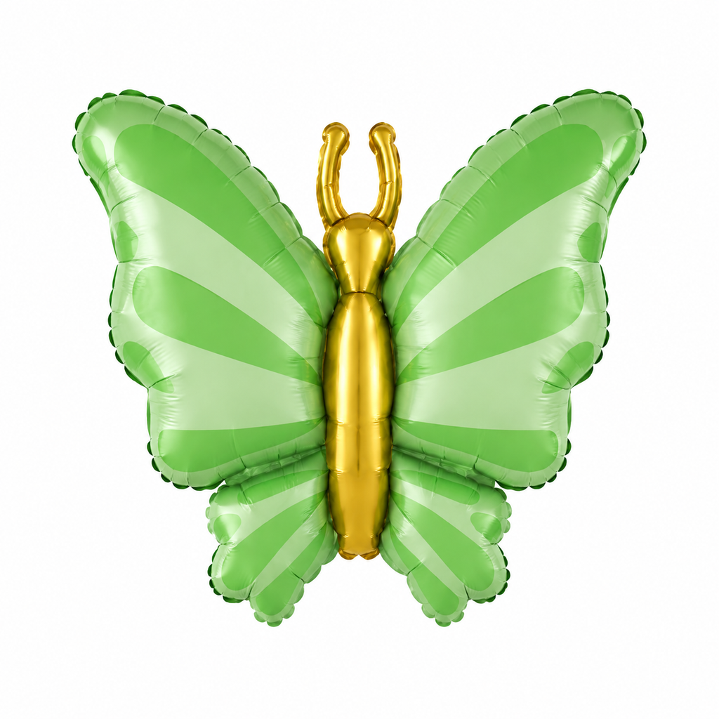 Striped Butterfly Foil Balloon