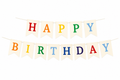 Colorful Happy Birthday Banner