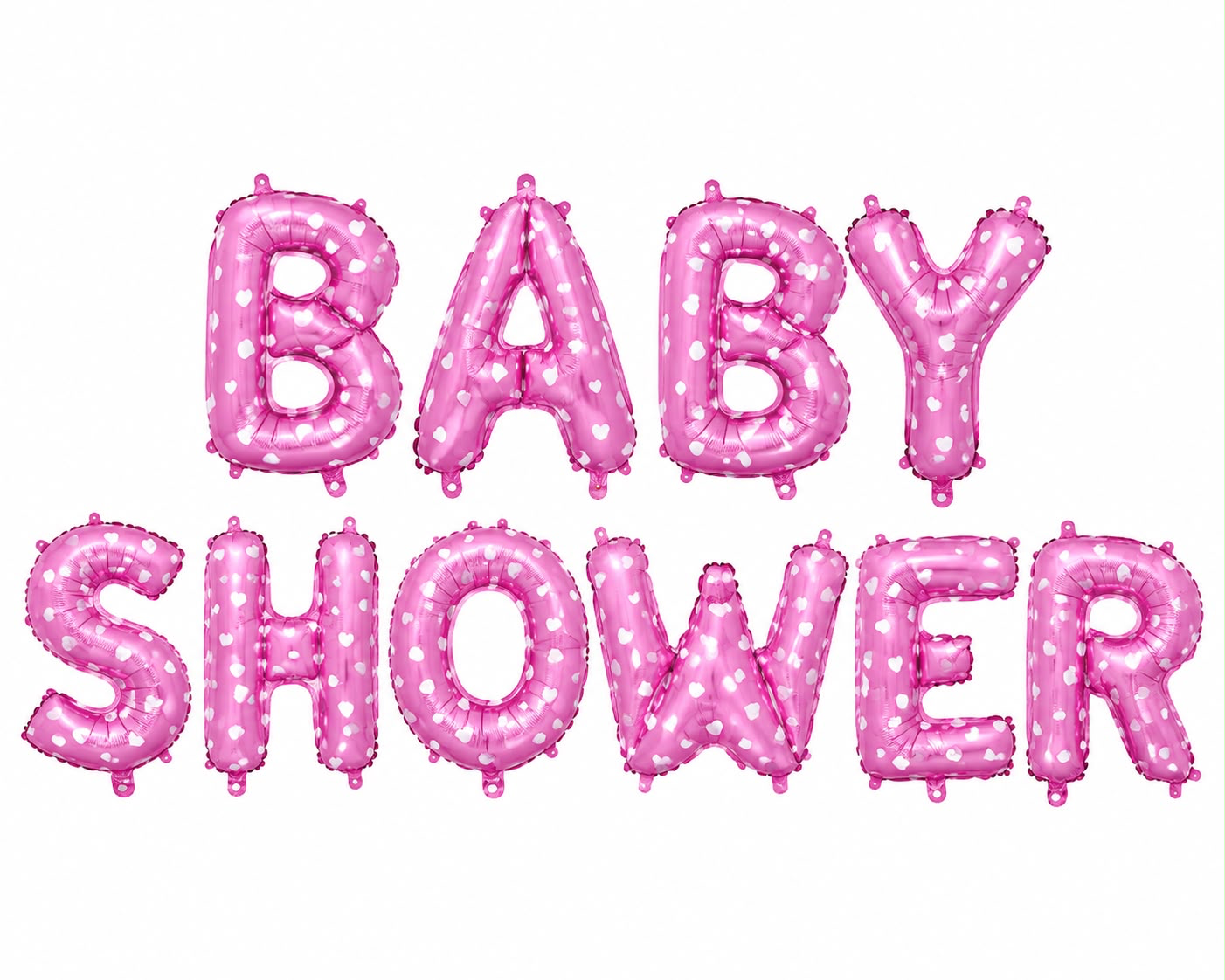 Baby Shower Foil Balloon Banner (pink )