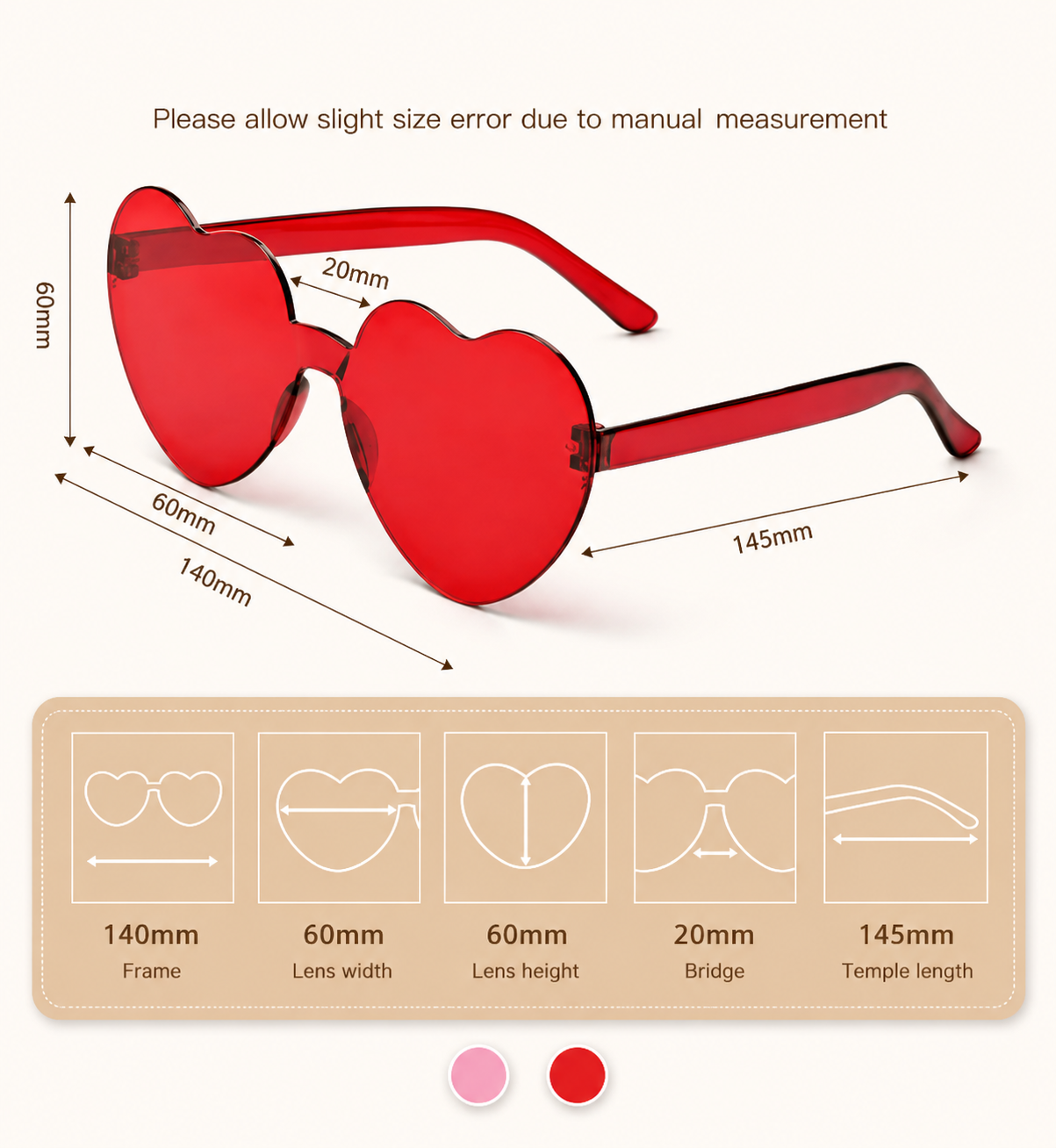 Heart Shape Sunglasses