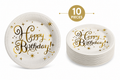 Happy Birthday Paper Plates (Pack of 10)