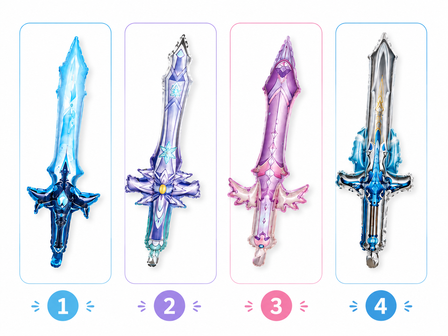 Fantasy Sword Foil Balloon
