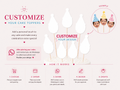 Customized Cake Topper – Design Your Own (12 Pcs)