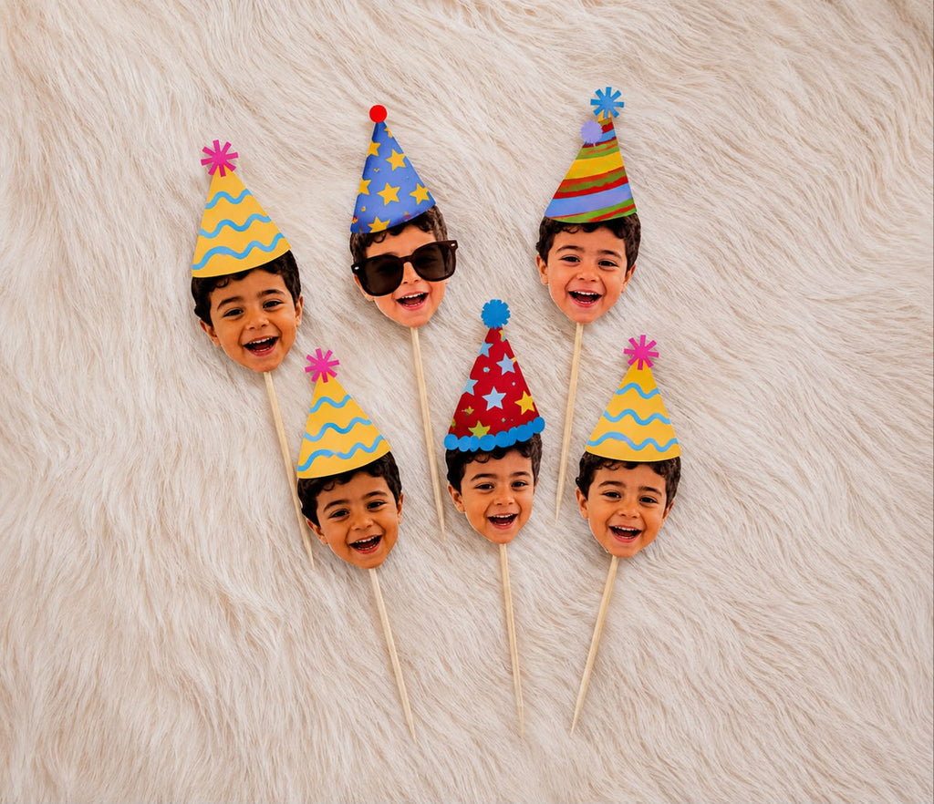 Customized Cake Topper – Design Your Own (12 Pcs)