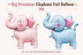 Premium Elephant Foil Balloon