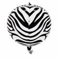 Zebra Print Foil Balloon