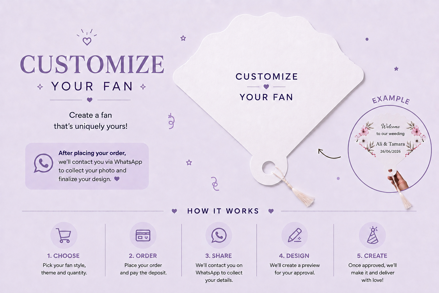Customized Fan – Design Your Own
