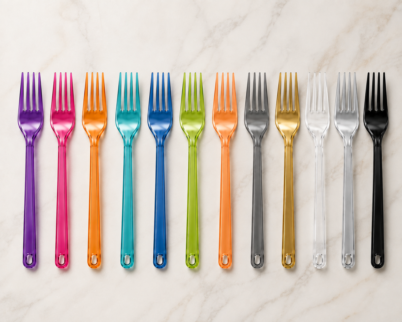 Plastic Forks (10 Pcs)